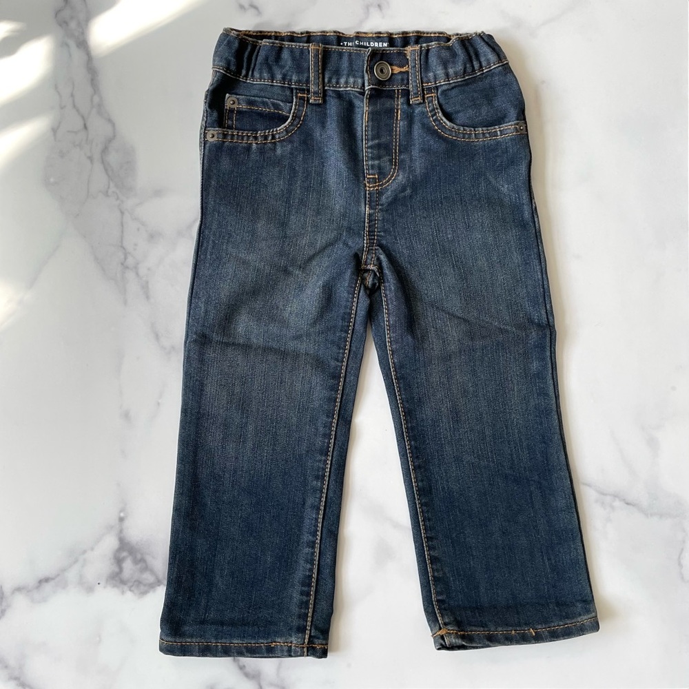 The Children’s Place boys 2T straight leg jean in dark wash